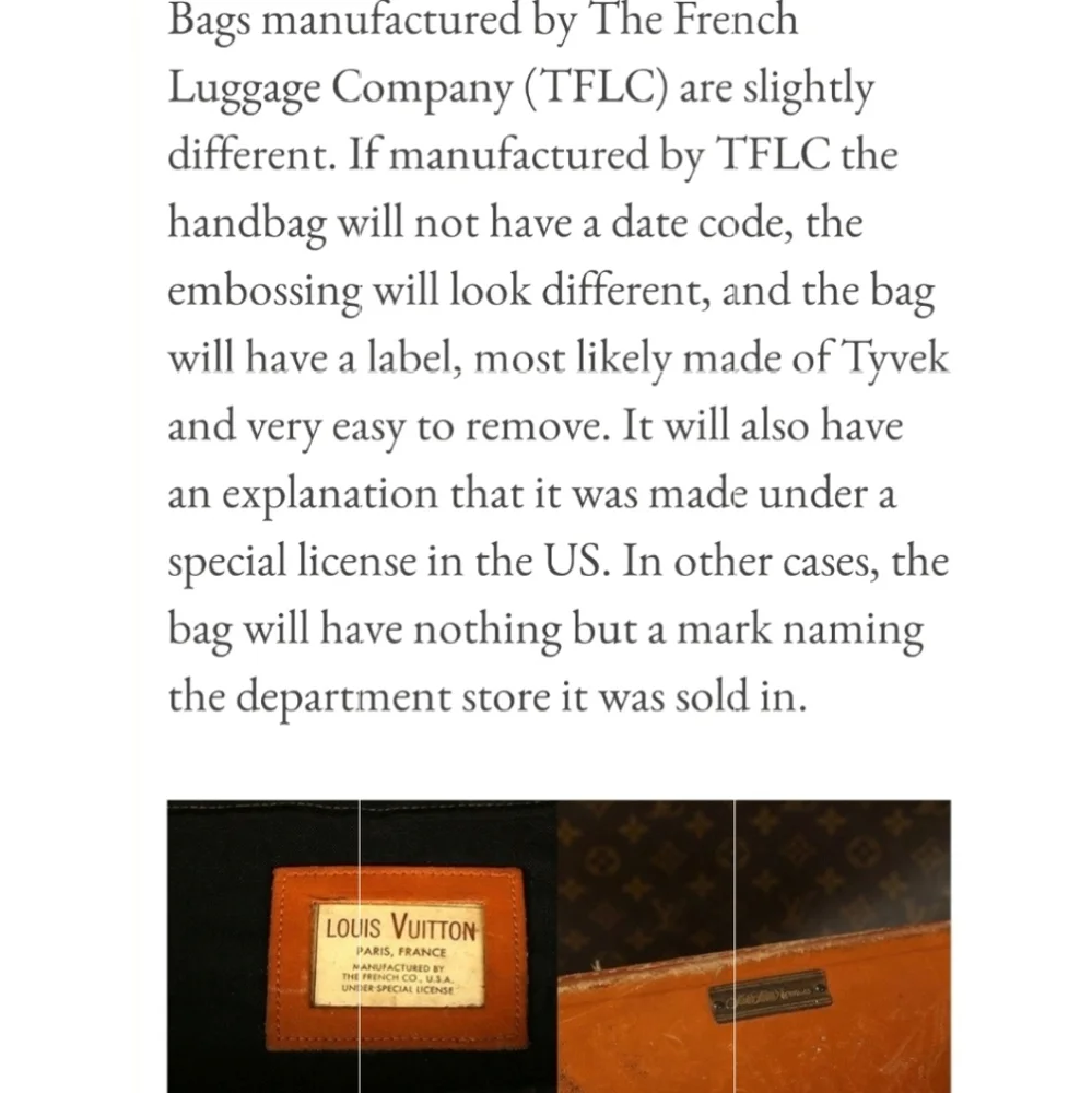 Louis Vuitton Vintage Bag with COA - Picture 4 of 16